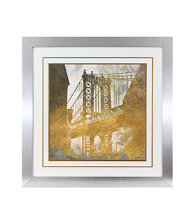 Gold wall art